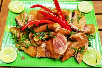 gà xông khói gà xông khói