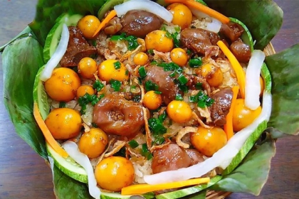 xôi lòng gà trứng non phá lẫu xôi lòng gà trứng non phá lẫu